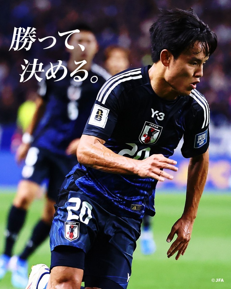  日本隊曬久保建英等球員海報預熱對陣巴林，獲勝將提前出線