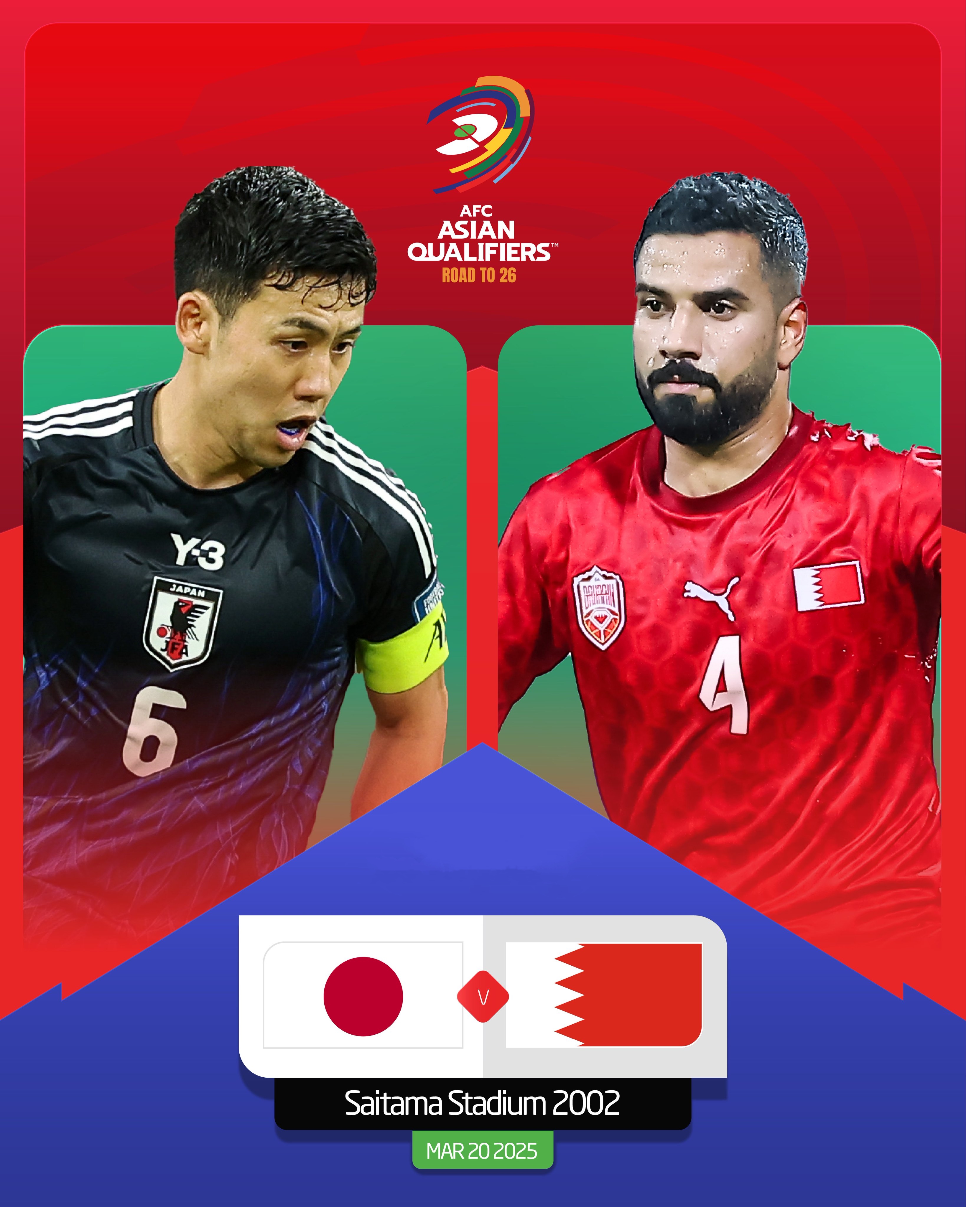  贏球即進(jìn)世界杯！日本vs巴林：日本全主力出戰(zhàn)，三笘薰、久保先發(fā)