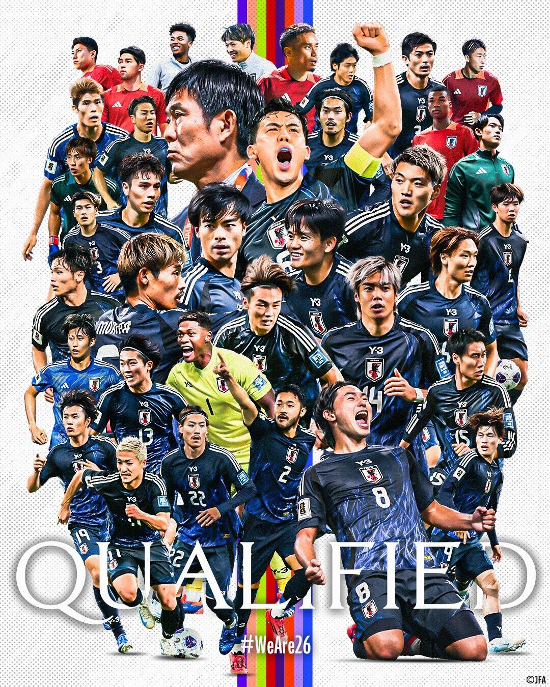  斷層領(lǐng)先！日本7輪6勝1平提前晉級(jí)世界杯，全球除東道主外首隊(duì)！